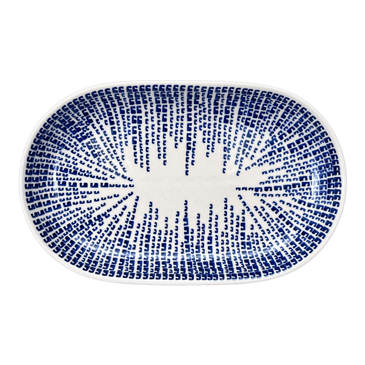 Plate, Roaster, Oval, 7"x11" in "Modern Vine" by Manufaktura | P099U-GZ27