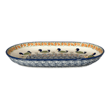 Plate, Roaster, Oval, 7"x11" in "Ducks in a Row" by Manufaktura | P099U-P323