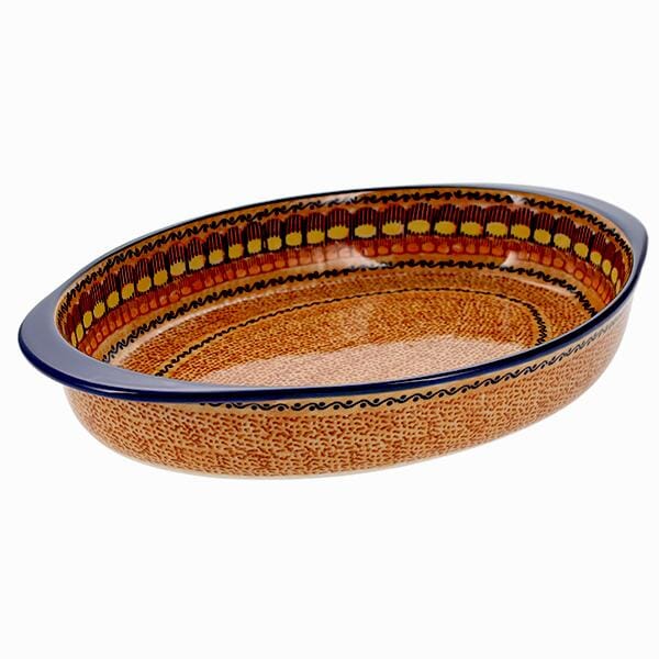 Baker, Oval, Large 10.25" x 15.5" in "Desert Sunrise" by Manufaktura | P102U-KLJ