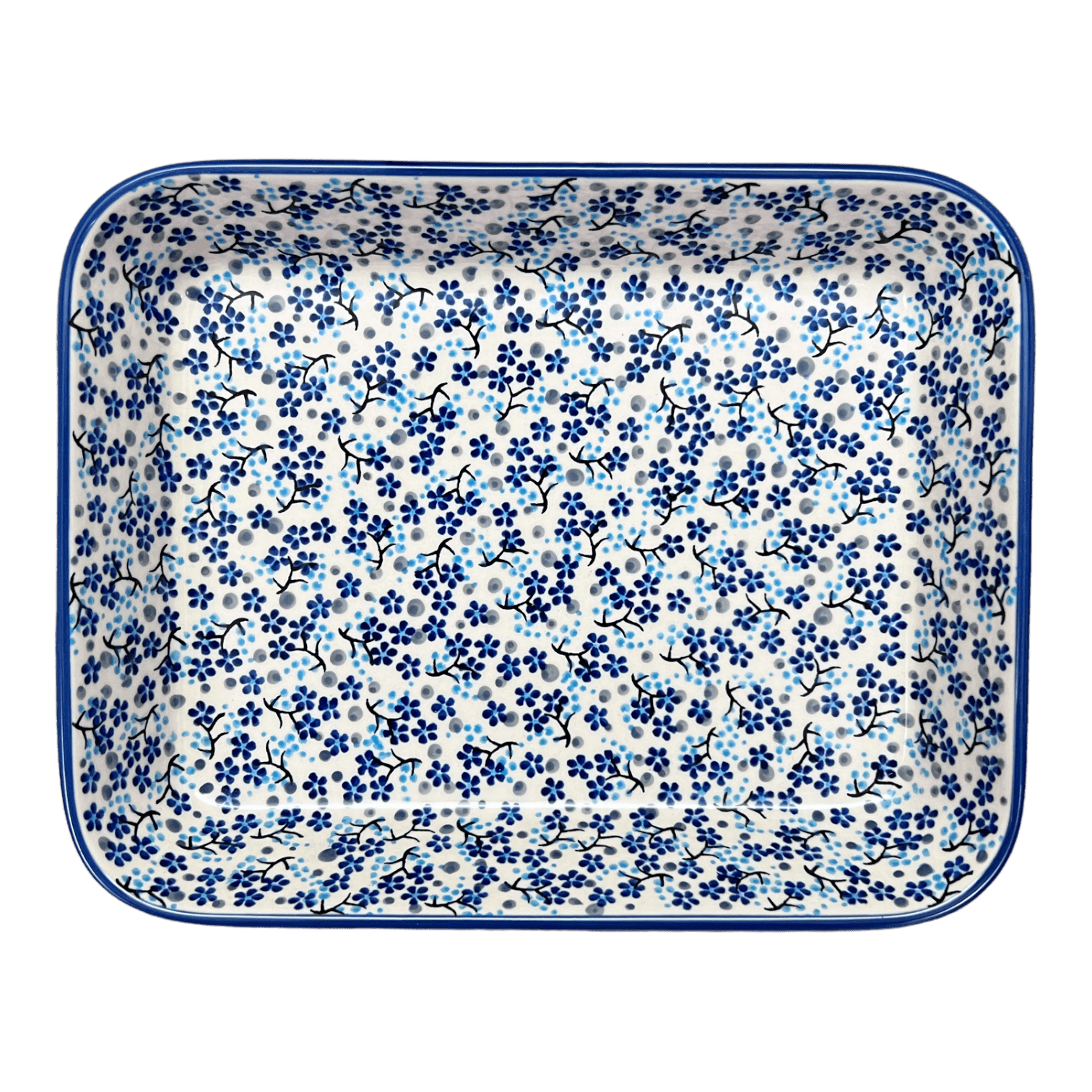 Blue Speckled Rectangle Baking Pan, Sold by at Home
