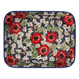 Baker, Rectangular, Shallow, 8"x10" in "Poppies & Posies" by Manufaktura | P103S-IM02
