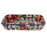 Baker, Rectangular, Shallow, 8"x10" in "Poppies & Posies" by Manufaktura | P103S-IM02