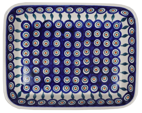 Baker, Rectangular, Shallow, 8"x10" in "Peacock" by Manufaktura | P103T-54
