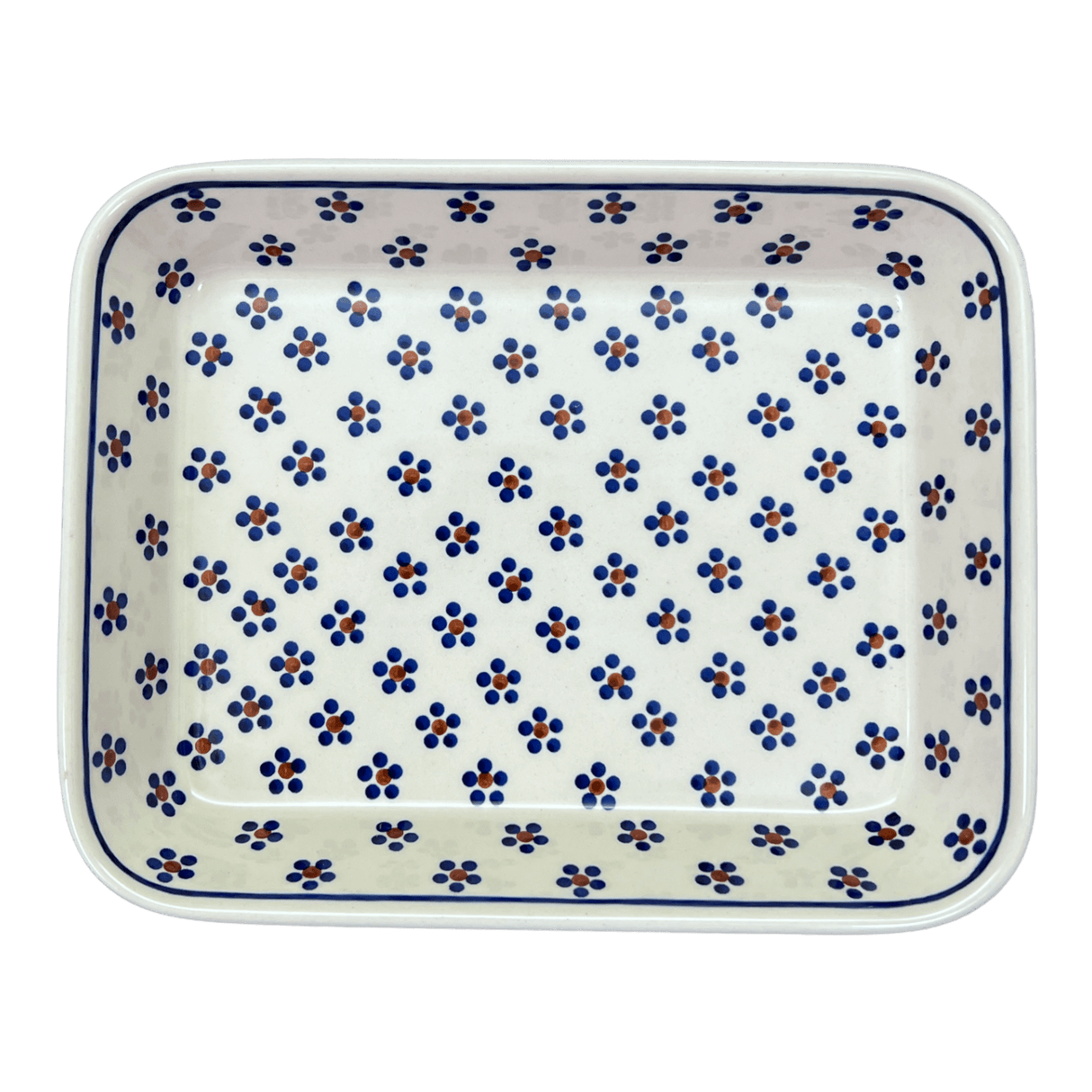 Baker, Rectangular, Shallow, 8"x10" in "Petite Floral" by Manufaktura | P103T-64