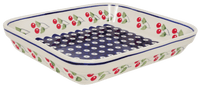 Polish Pottery - 9x11 Rectangular Baker - Cherry Dot - The Polish Pottery  Outlet