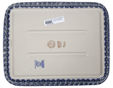 Baker, Rectangular, Shallow, 8"x10" in "Lily of the Valley" by Manufaktura | P103T-ASD