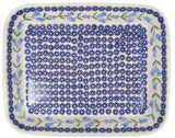 Baker, Rectangular, Shallow, 8"x10" in "Lily of the Valley" by Manufaktura | P103T-ASD
