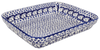 Polish Pottery 8"x10" Rectangular Baker (Kitty Cat Path) | P103T-KOT6 at PolishPotteryOutlet.com