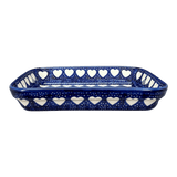 Baker, Rectangular, Shallow, 8"x10" in "Sea of Hearts" by Manufaktura | P103T-SEA