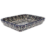 Baker, Rectangular, Shallow, 8"x10" in "Peacock Parade" by Manufaktura | P103U-AS60