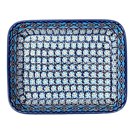 Baker, Rectangular, 8"x10" in "Blue Diamond" by Manufaktura | P103U-DHR