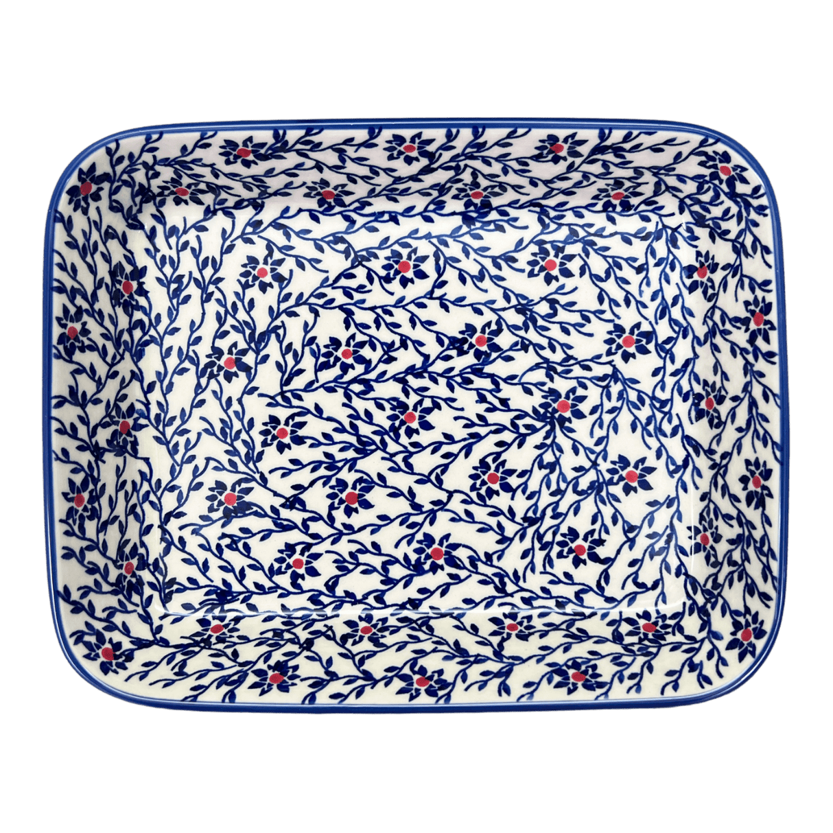 Baker, Rectangular, 8"x10" in "Blue Canopy" by Manufaktura | P103U-IS04