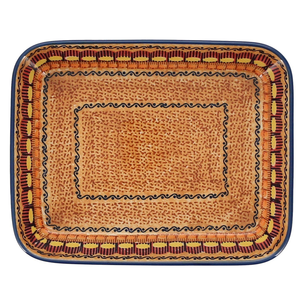 Baker, Rectangular, Shallow, 8"x10" in "Desert Sunrise" by Manufaktura | P103U-KLJ