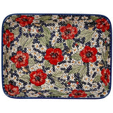 Baker, Rectangular, Shallow, 9" x 11" in "Poppies & Posies" by Manufaktura | P104S-IM02