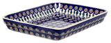 Baker, Rectangular, Shallow, 9" x 11" in "Peacock" by Manufaktura | P104T-54