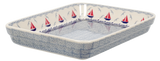Baker, Rectangular, Shallow, 9" x 11" in "Smooth Seas" by Manufaktura | P104T-DPML