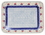 Baker, Rectangular, Shallow, 9" x 11" in "Smooth Seas" by Manufaktura | P104T-DPML