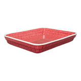 Baker, Rectangular, Shallow, 9" x 11" in "Red Sky at Night" by Manufaktura | P104T-WCZE