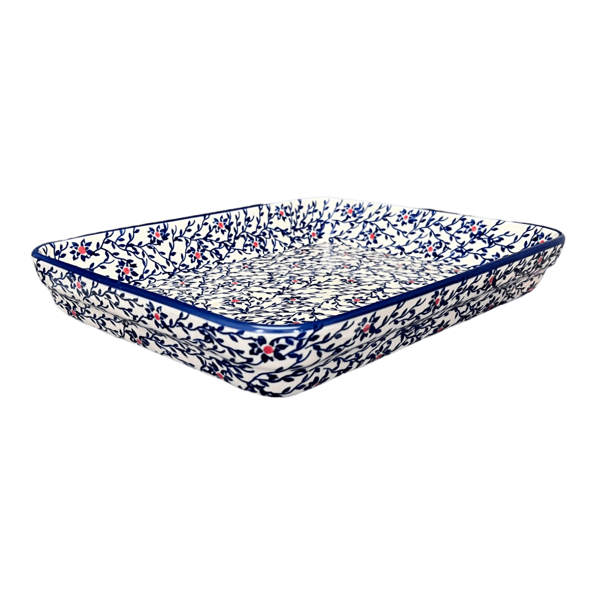 Baker, Rectangular, Shallow, 9" x 11" in "Blue Canopy" by Manufaktura | P104U-IS04