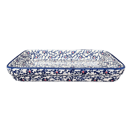 Baker, Rectangular, Shallow, 9" x 11" in "Blue Canopy" by Manufaktura | P104U-IS04