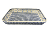 Baker, Rectangular, Shallow 10" x 13" in "Lily of the Valley" by Manufaktura | P105T-ASD