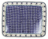 Baker, Rectangular, Shallow 10" x 13" in "Forget Me Not" by Manufaktura | P105T-ASS
