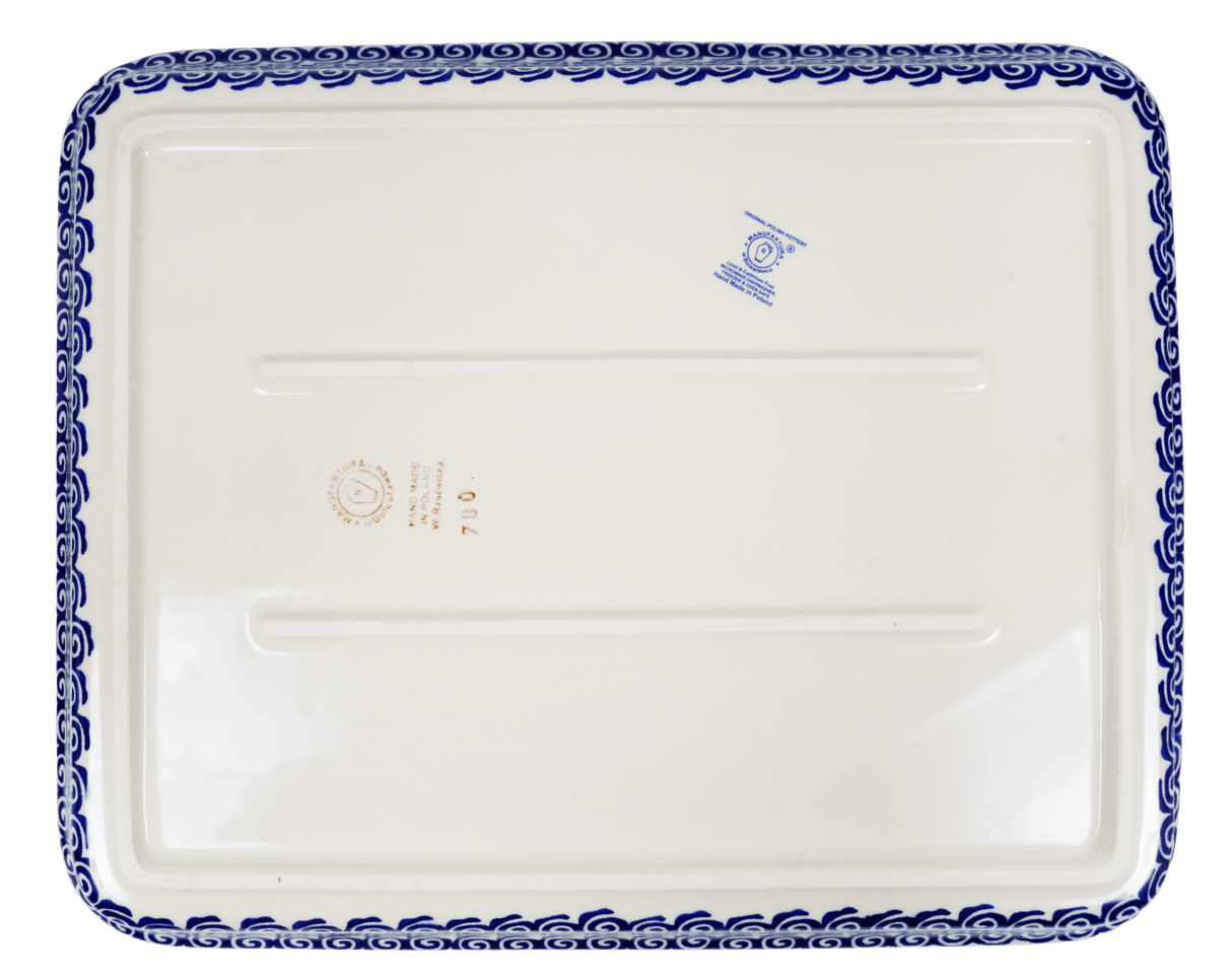 Baker, Rectangular, Shallow 10" x 13" in "Flower Power" by Manufaktura | P105T-JS14