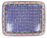 Baker, Rectangular, Shallow 10" x 13" in "Flower Power" by Manufaktura | P105T-JS14