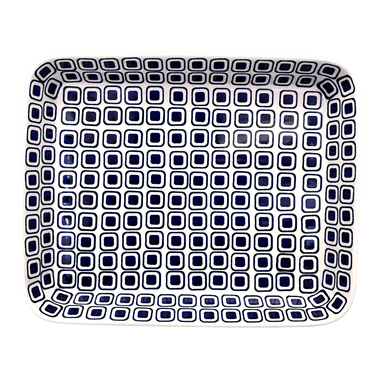 Baker, Rectangular, Shallow 10" x 13" in "Navy Retro" by Manufaktura | P105U-601A