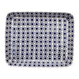 Baker, Rectangular, 10" x 13" in "Navy Retro" by Manufaktura | P105U-601A