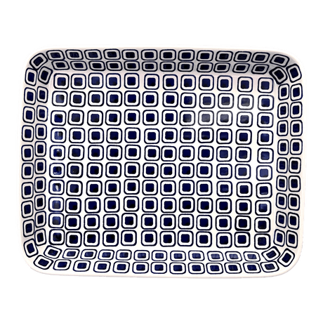 Baker, Rectangular, Shallow 10" x 13" in "Navy Retro" by Manufaktura | P105U-601A