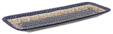 Platter, Rectangular, Long, 19.5" x 6.75" in "Flower Power" by Manufaktura | P204T-JS14