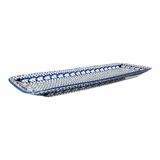 Platter, Rectangular, Long, 19.5" x 6.75" in "Kitty Cat Path" by Manufaktura | P204T-KOT6