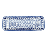 Platter, Rectangular, Long, 19.5" x 6.75" in "Kitty Cat Path" by Manufaktura | P204T-KOT6