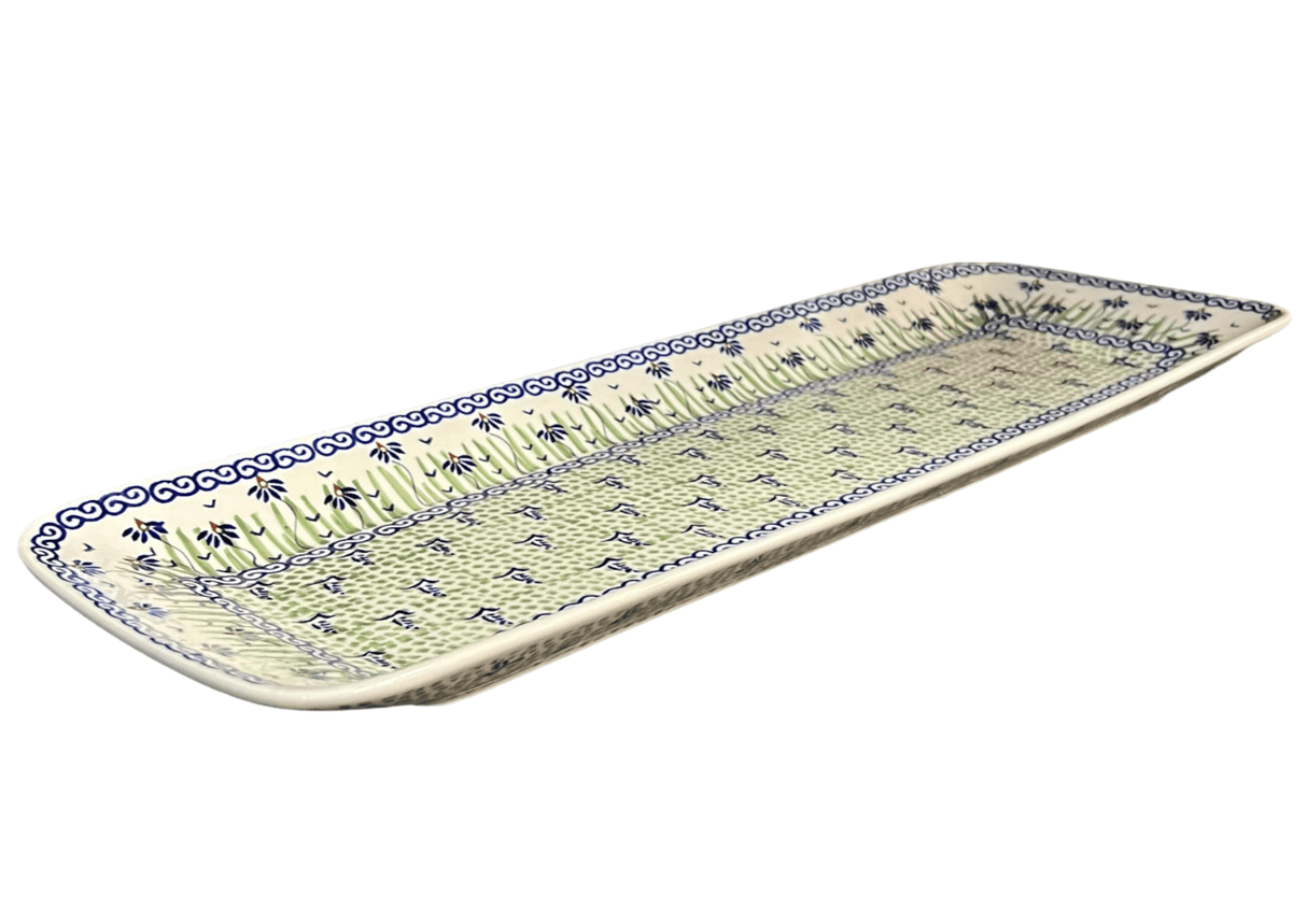 Platter, Rectangular, Long, 19.5" x 6.75" in "Riverbank" by Manufaktura | P204T-MC15