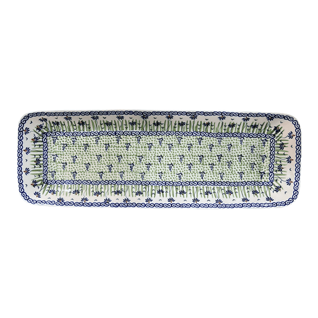 Platter, Rectangular, Long, 19.5" x 6.75" in "Riverbank" by Manufaktura | P204T-MC15