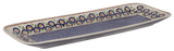 Platter, Rectangular, Long, 19.5" x 6.75" in "Mums the Word" by Manufaktura | P204T-P178