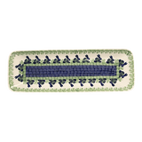 Platter, Rectangular, Long, 19.5" x 6.75" in "Bunny Love" by Manufaktura | P204T-P324