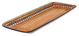 Platter, Rectangular, Long, 19.5" x 6.75" in "Desert Sunrise" by Manufaktura | P204U-KLJ
