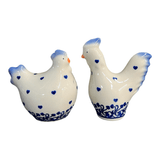 Salt & Pepper, Chubby Chicken, 3" in "Blooming Hearts" by Galia | GSP08-PS