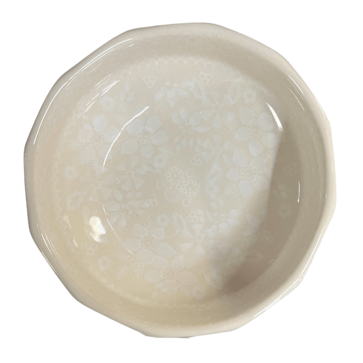 Bowl, Multiangular, 5" in "Duet in Lace" by Manufaktura | M058S-SB02