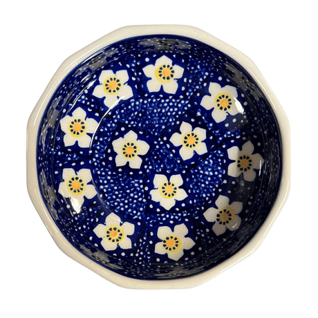 Bowl, Multiangular, 5" in "Paperwhites" by Manufaktura | M058T-TJP