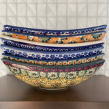 Bowl, Square, Nut, Medium, 7.75" in "Autumn Harvest" by Manufaktura | M113S-LB