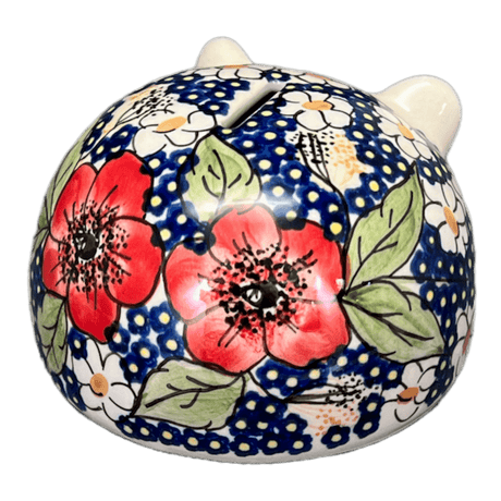 Bank, Hedgehog, 2.5" in "Poppies & Posies" by Manufaktura | S005S-IM02