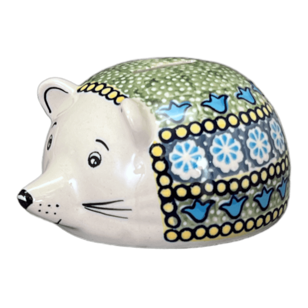 Bank, Hedgehog, 2.5" in "Blue Bells" by Manufaktura | S005S-KLDN