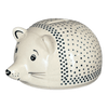 Polish Pottery Hedgehog Bank (Misty Green) | S005U-61Z at PolishPotteryOutlet.com