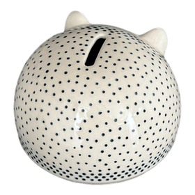 Polish Pottery Hedgehog Bank (Misty Green) | S005U-61Z Additional Image at PolishPotteryOutlet.com