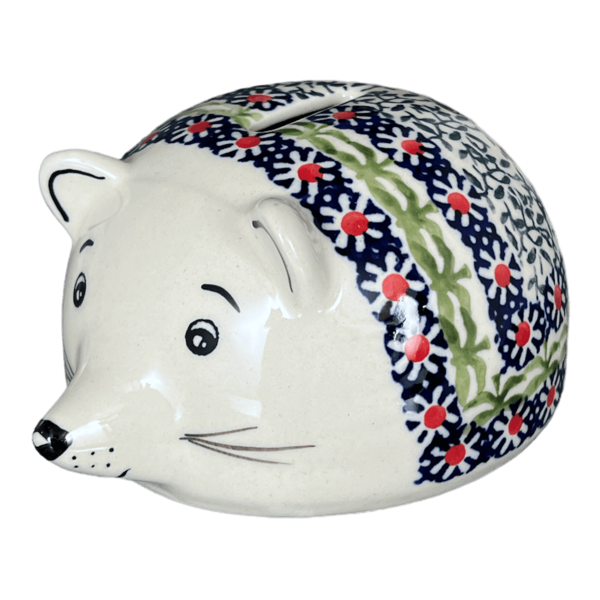 Bank, Hedgehog, 2.5" in "Daisy Rings" by Manufaktura | S005U-GP13