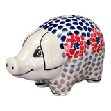 Bank, Piggy, 6" x 3" in "Falling Petals" by Manufaktura | S011U-AS72