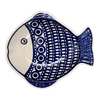 Polish Pottery Small Fish Platter (Gothic) | S014T-13 at PolishPotteryOutlet.com